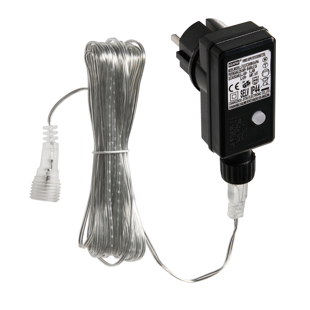 Ersatztransformator 24 V 6 W mit Timer und 8 Lichtfunktionen für LED-Sterne