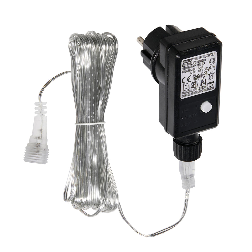 Ersatz-Transformator 24 V 6 W mit Timer für warmweiße LED-Rentiere