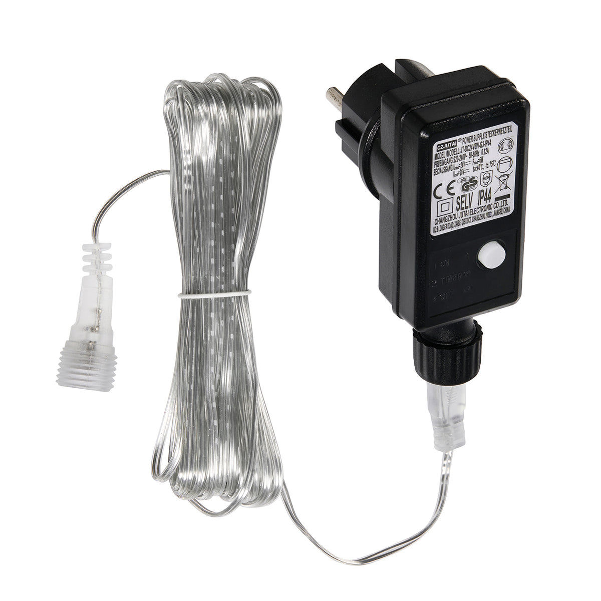 Ersatz-Transformator 24 V 6 W mit Timer für warmweiße LED-Rentiere