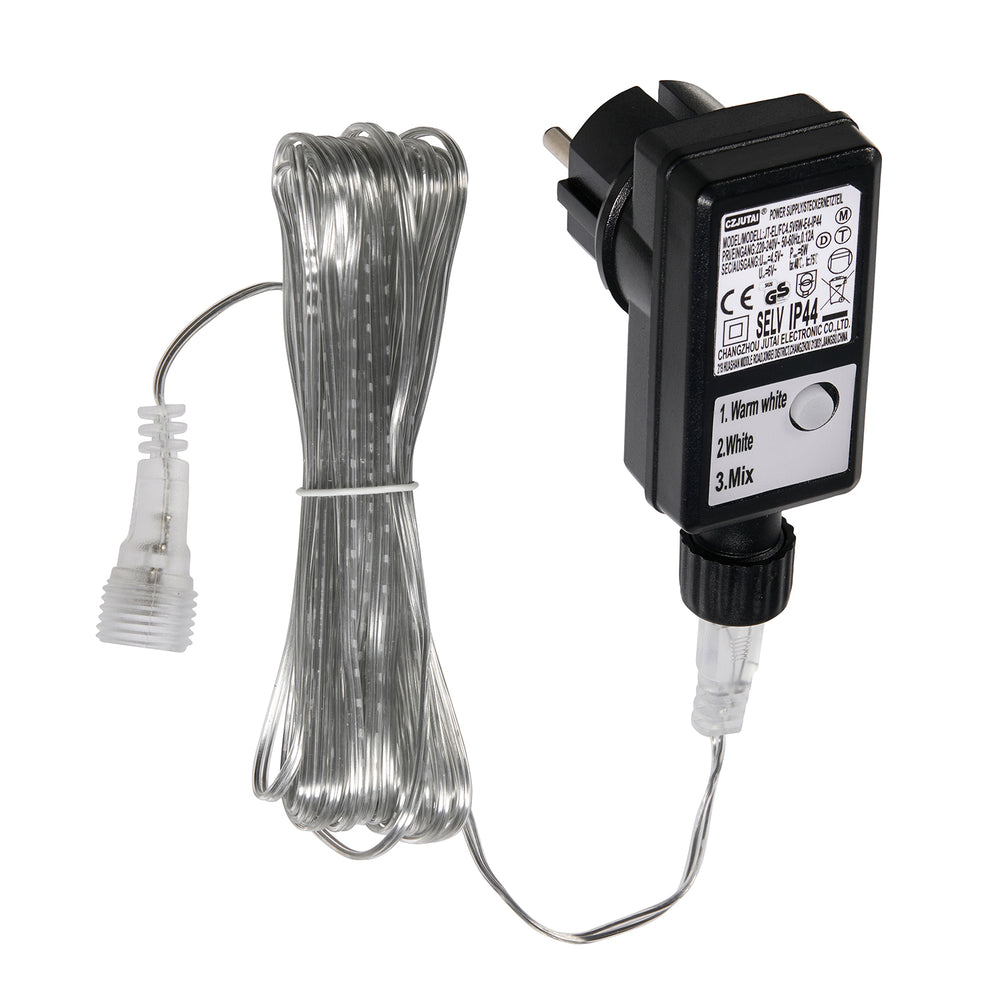 Bicolor Ersatz-Transformator 4,5 V 6 W mit Timer für LED-Rentiere und LED-Pilze