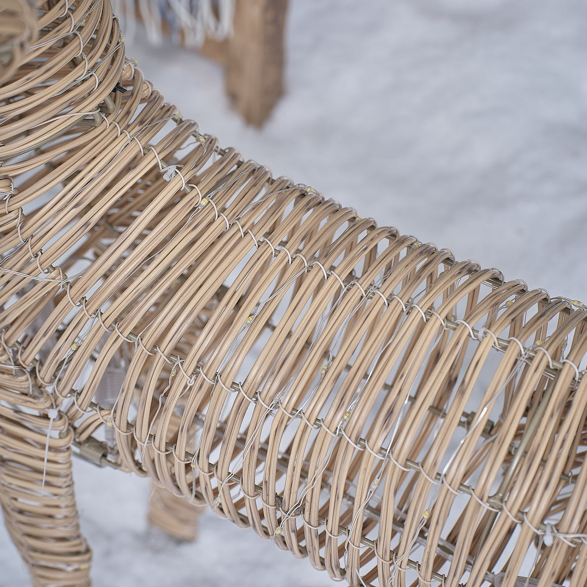 Rattan close up