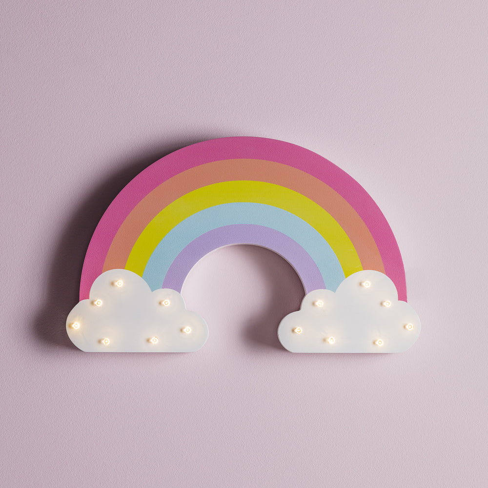 Regenbogen Wandlampe Kinderzimmer
