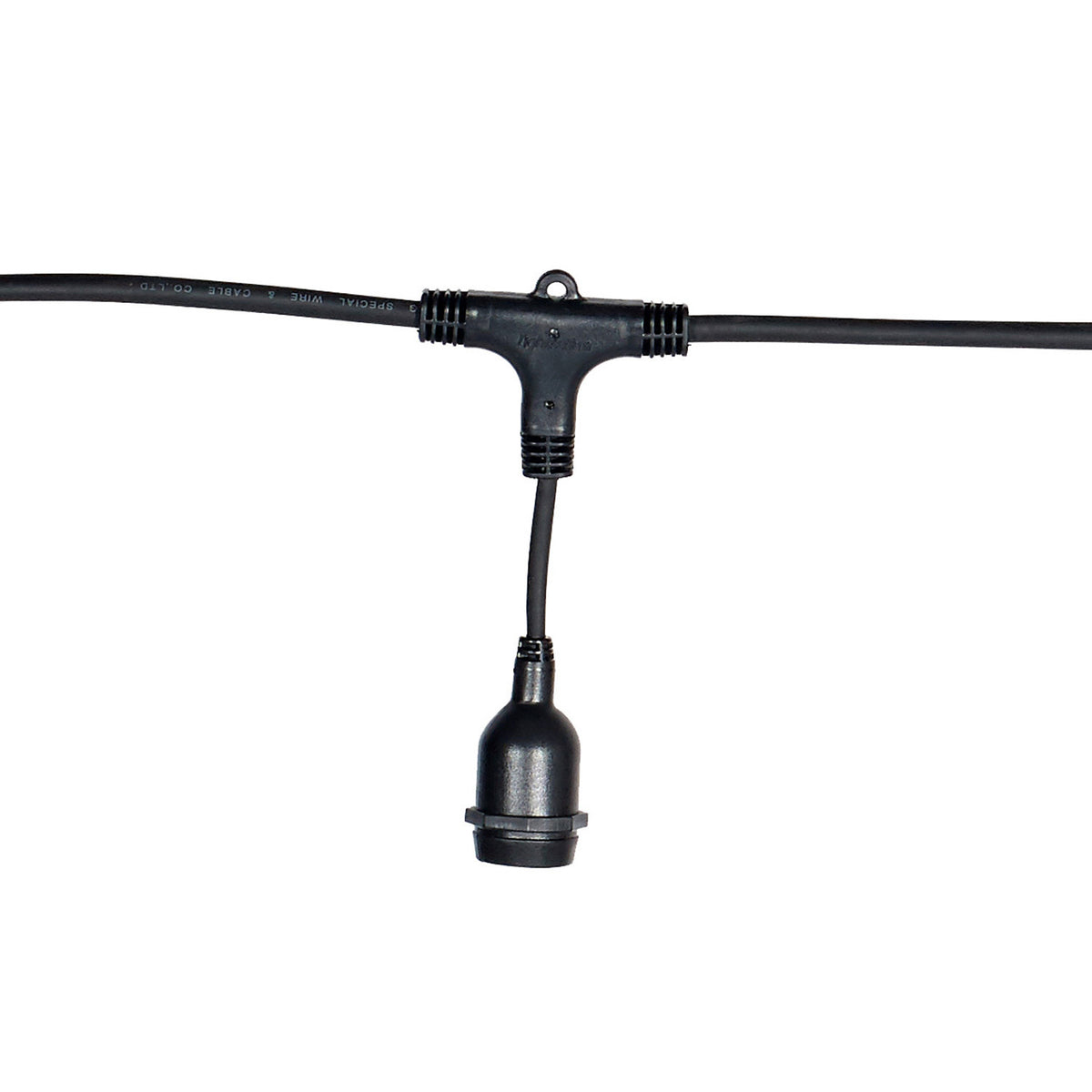 5m Strang Ingenious Serie mit 10 x E27 Fassungen & variierenden Tiefen